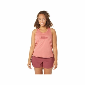 QuickDry Texture Asics Women's Nagino Graphic Run Tank