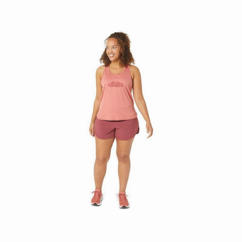 Asics Women's Nagino Graphic Run Tank WrinkleFree Structure