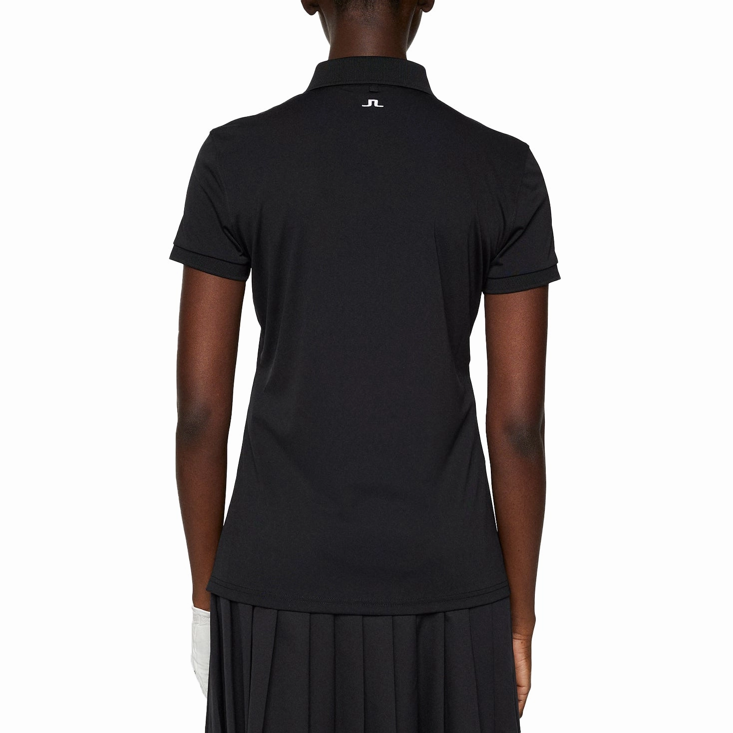 Travel Friendly J.Lindeberg Women's Tour Tech Golf Polo Shirt - Black