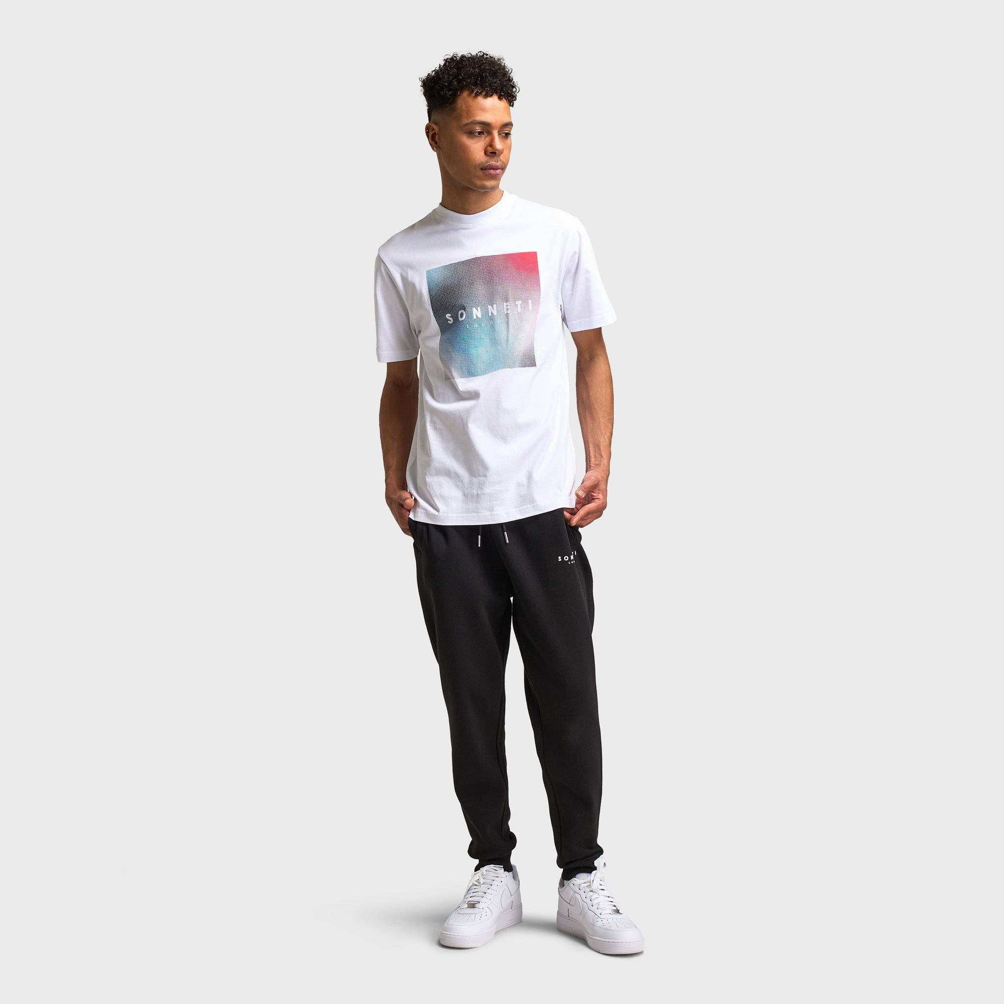 communication Sustainability - focused Sonneti Dunlo Graphic T-Shirt / Optic White