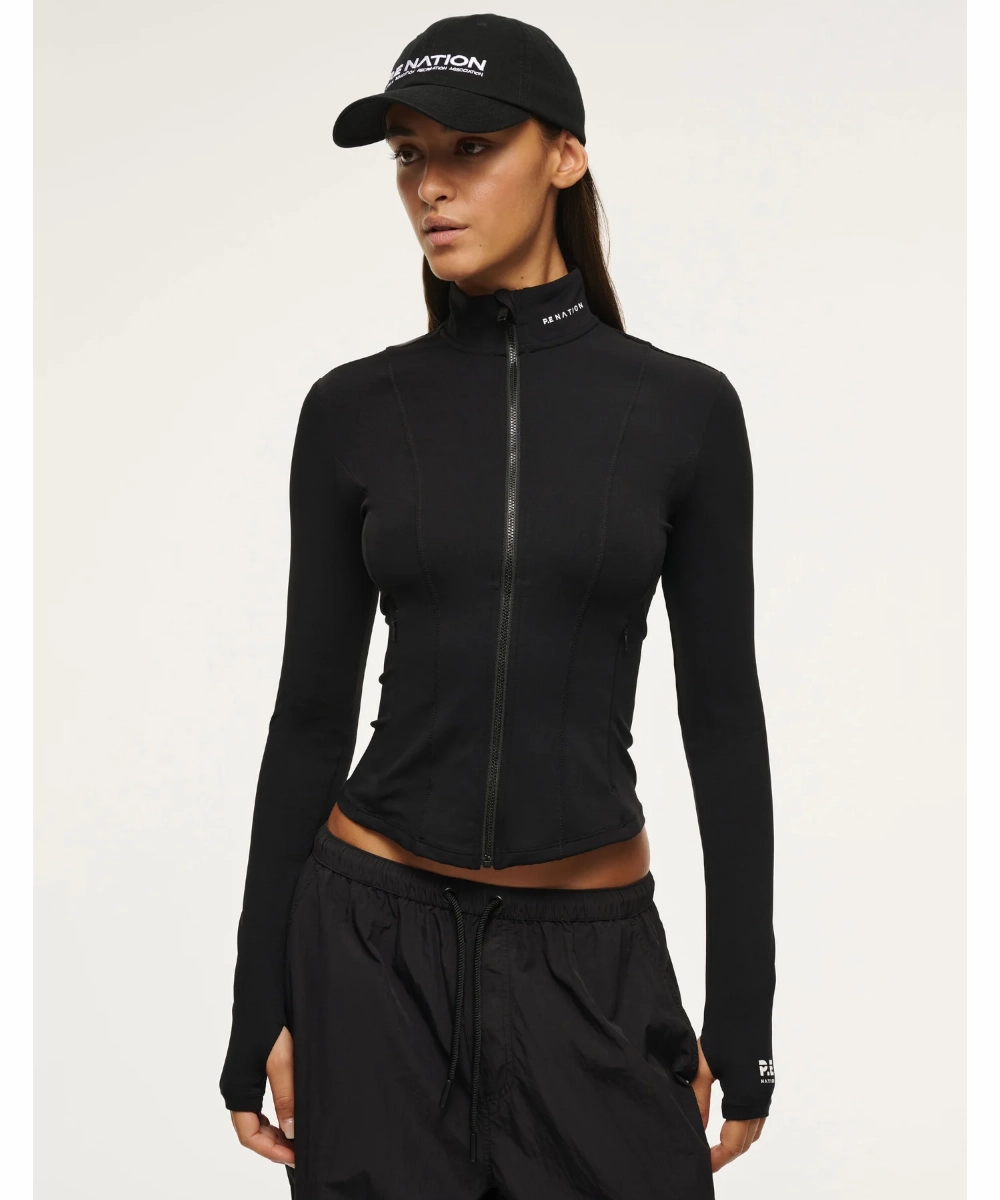 P.E Nation Breakthrough Jacket (Black) Breathable mesh
