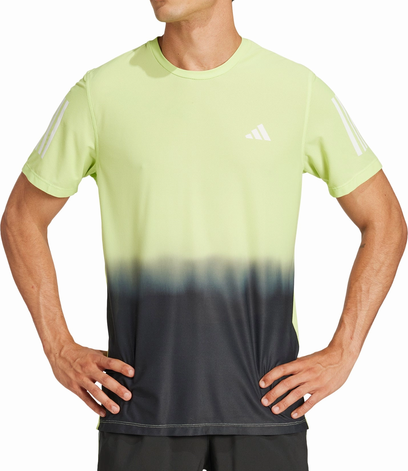 Durable Design adidas Own The Run ClimaCool Short Sleeve Mens Running Top - Green
