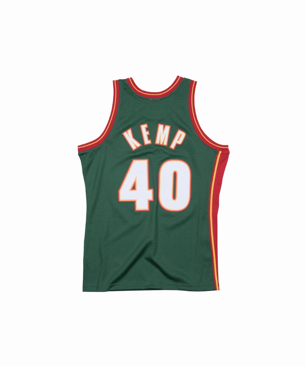 Seattle Sonics 1995-96 Shawn Kemp NBA Swingman Jersey Seamless construction