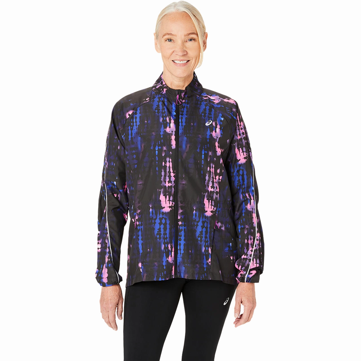 Touchscreen Compatible Cuffs Asics Road Lite-Show Packable Jacket