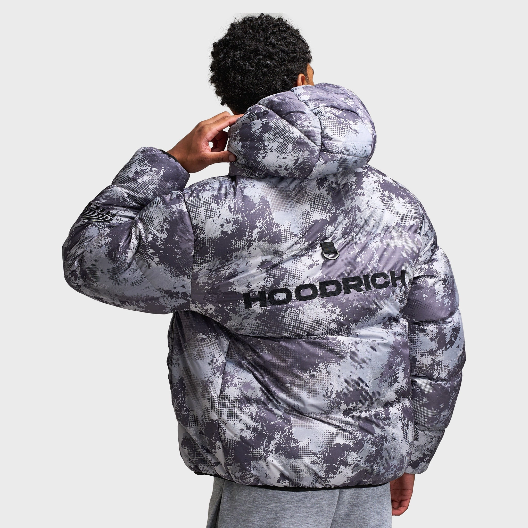Hoodrich Ark Puffer Jacket Digital Camo / Black Seamless Edge Finishing Stain Resistant Material