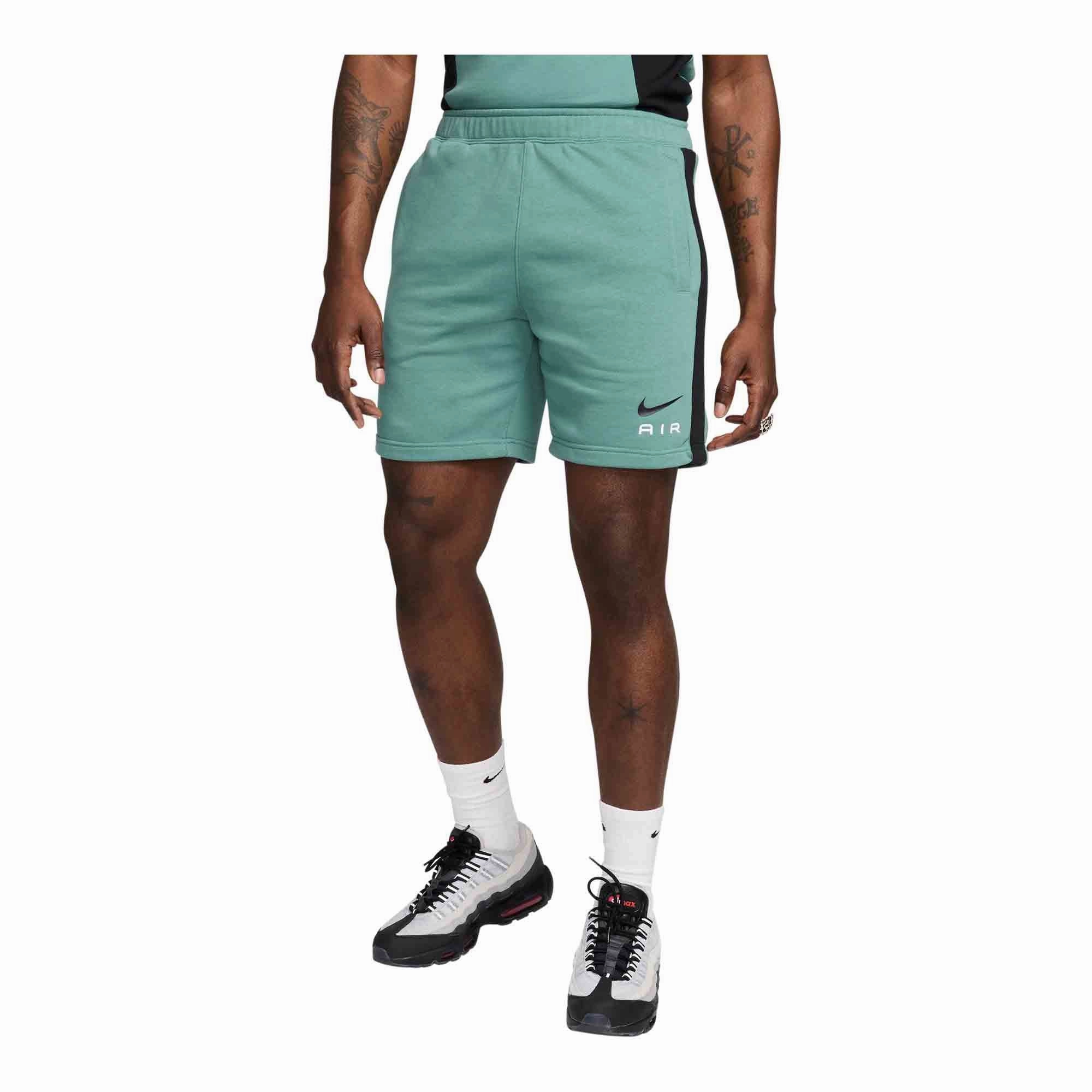 Nike Air Men's French Terry Shorts denim alternative UV Protection Fabric