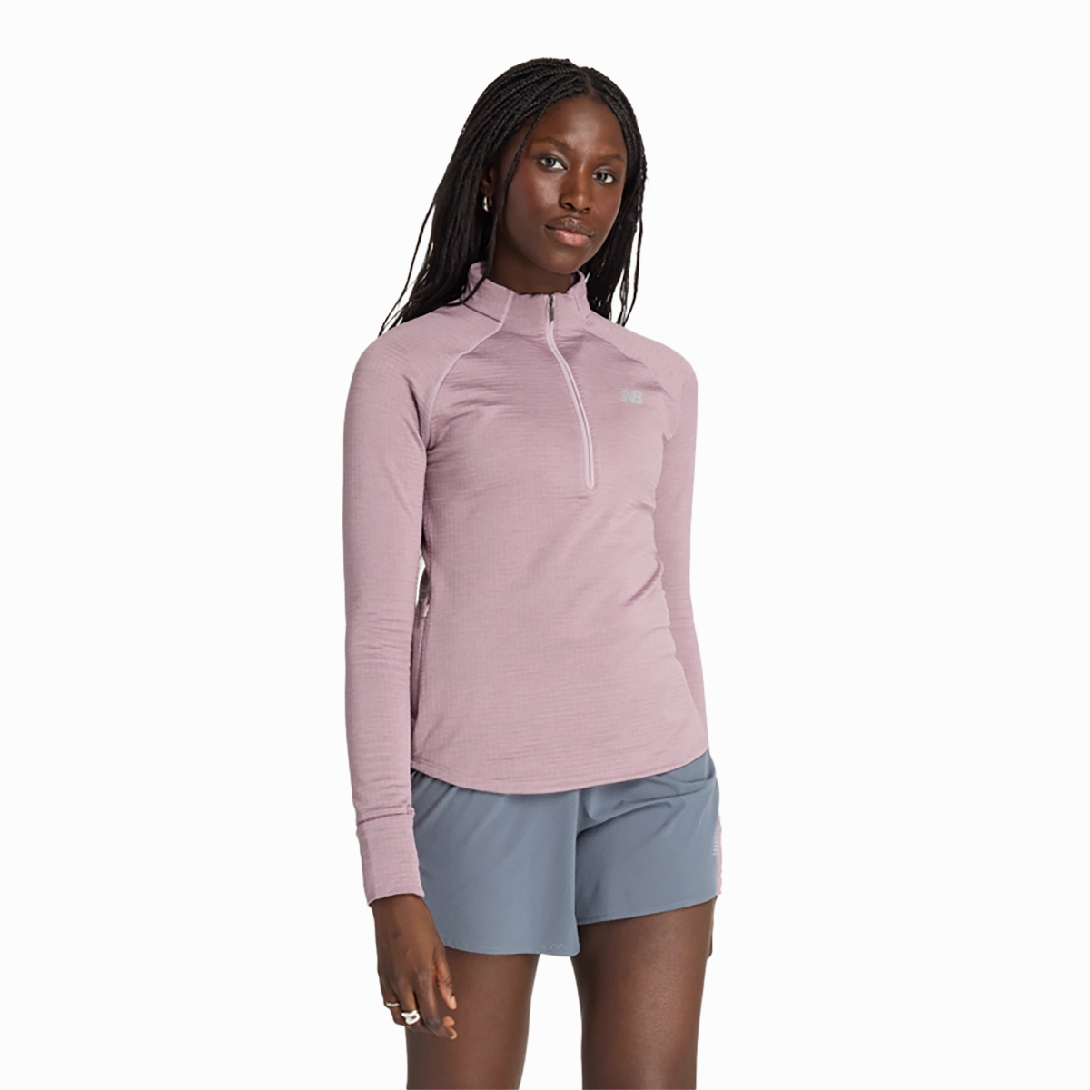 Abrasion Resistant Fabric New Balance Athletics Heat Grid Half Zip