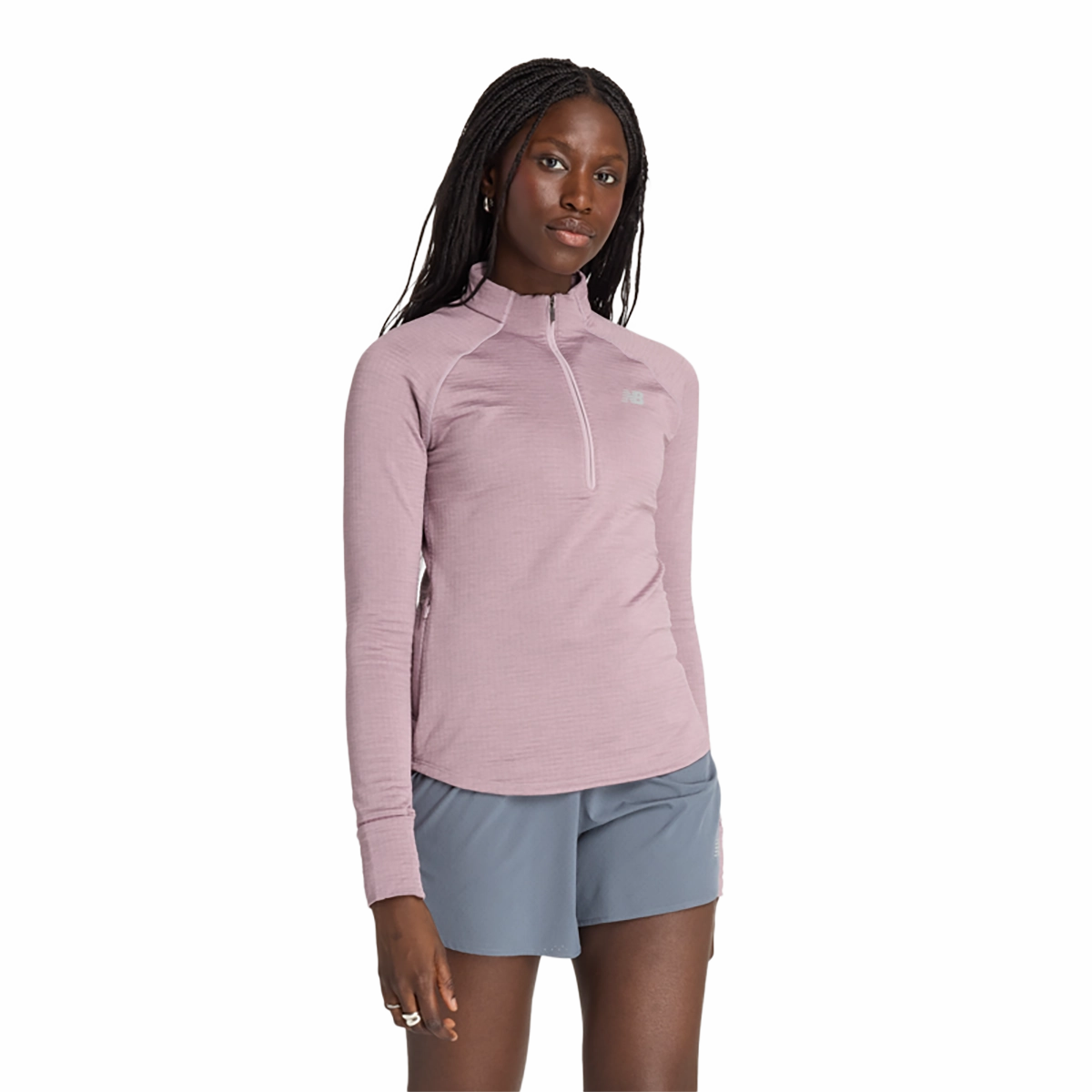 New Balance Athletics Heat Grid Half Zip Winter Ready Modular Attachment Points