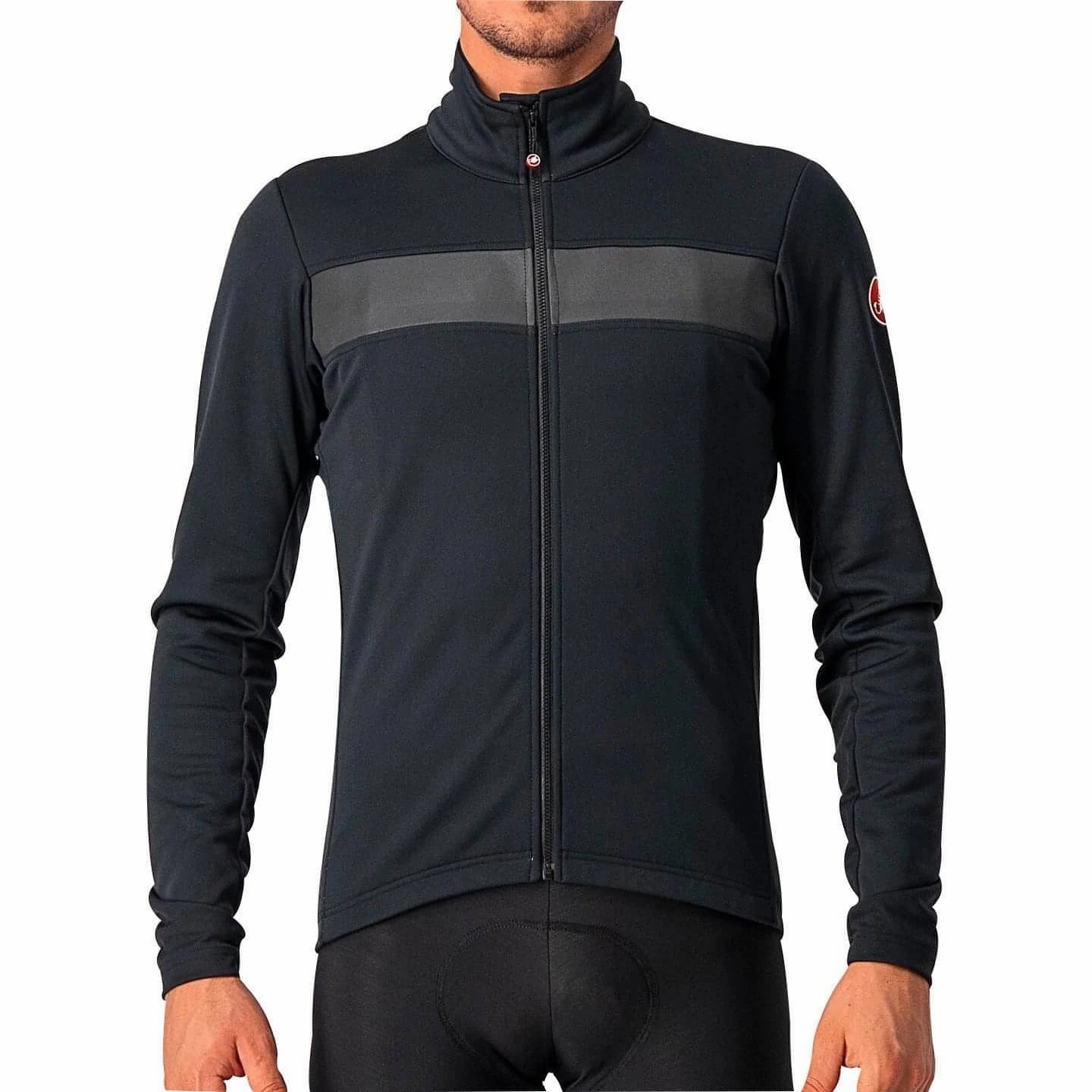 Castelli Raddoppia 3 Mens Cycling Jacket - Black anniversary Ability