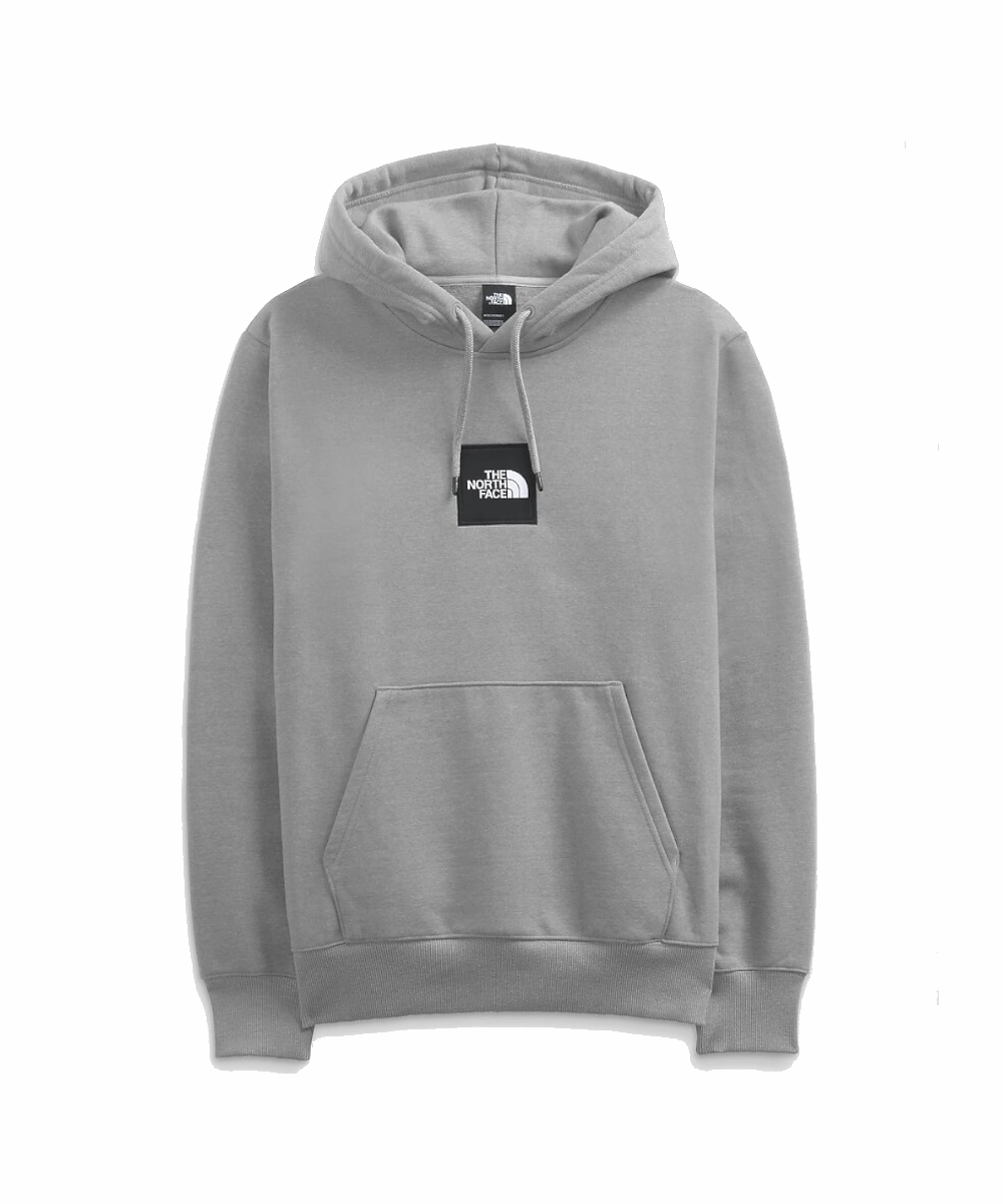 Magnetic Closure Moon Beam The North Face Heavyweight Box Pullover Hoodie (Grey Heather)