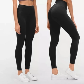 Leader Fit Freedom Fitness Staple Leggings (Black)