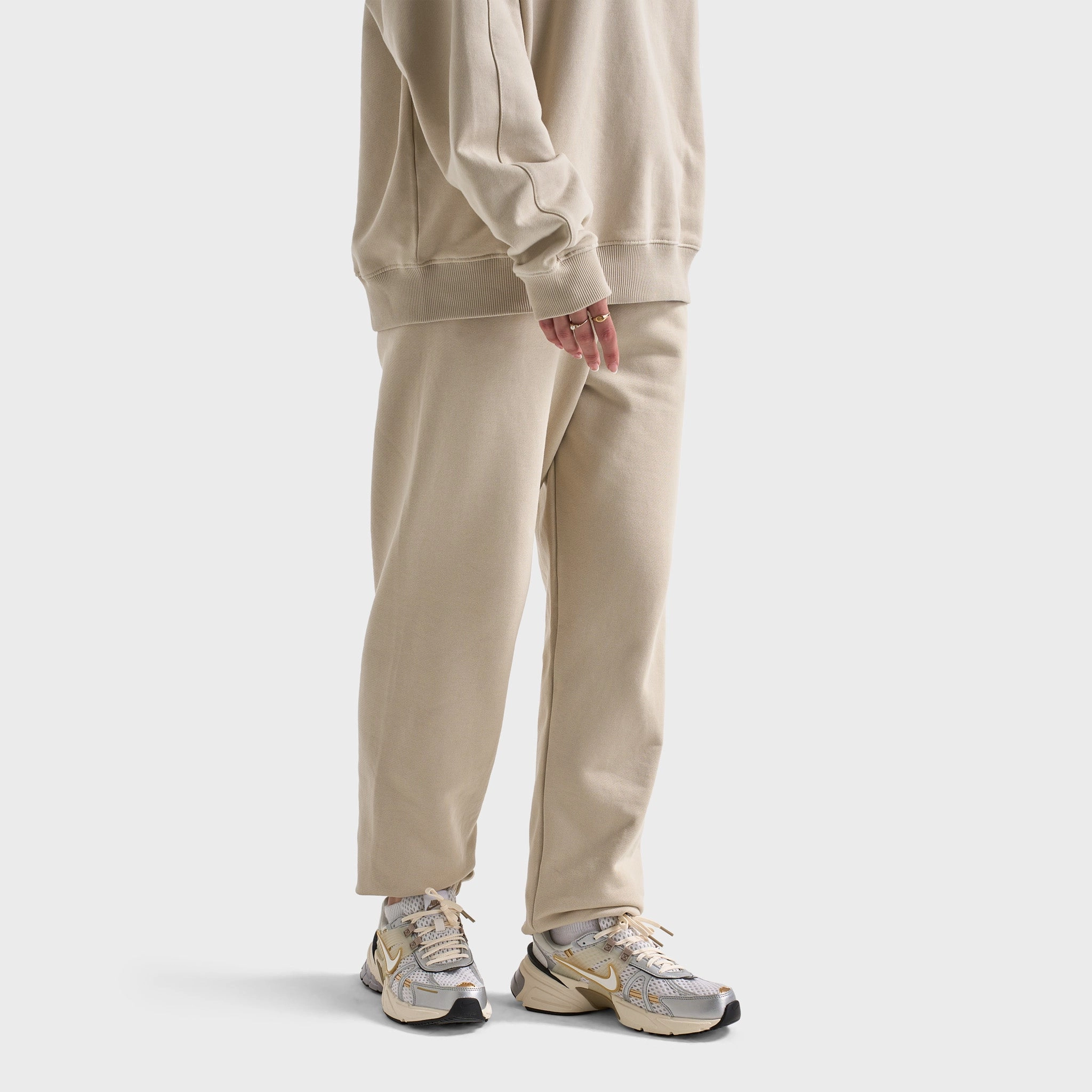 DAILYSZN Women's Sweatpants / Cobblestone FoldableDesign Shine Mood