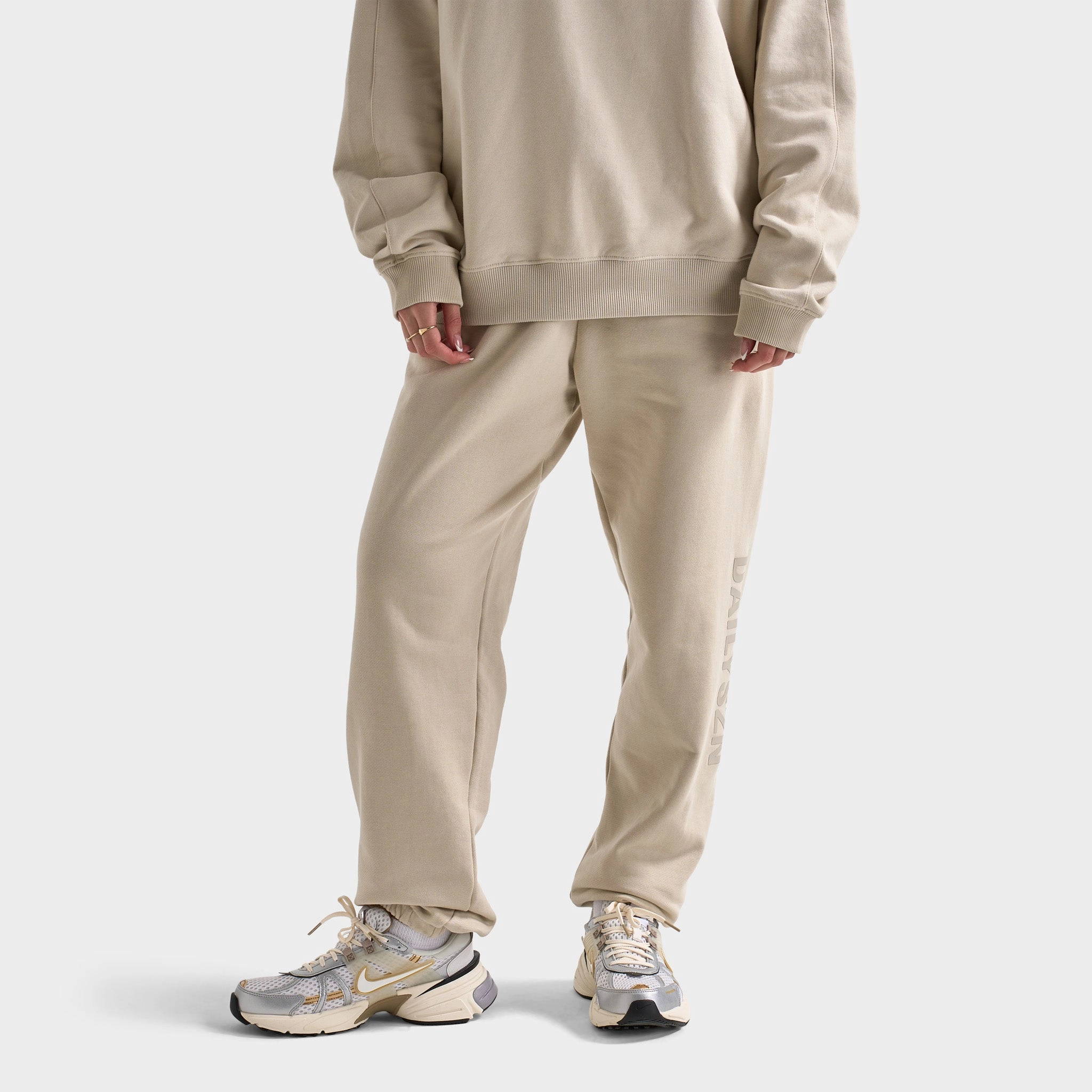 DAILYSZN Women's Sweatpants / Cobblestone AntiStaticLining FadeResistantDye