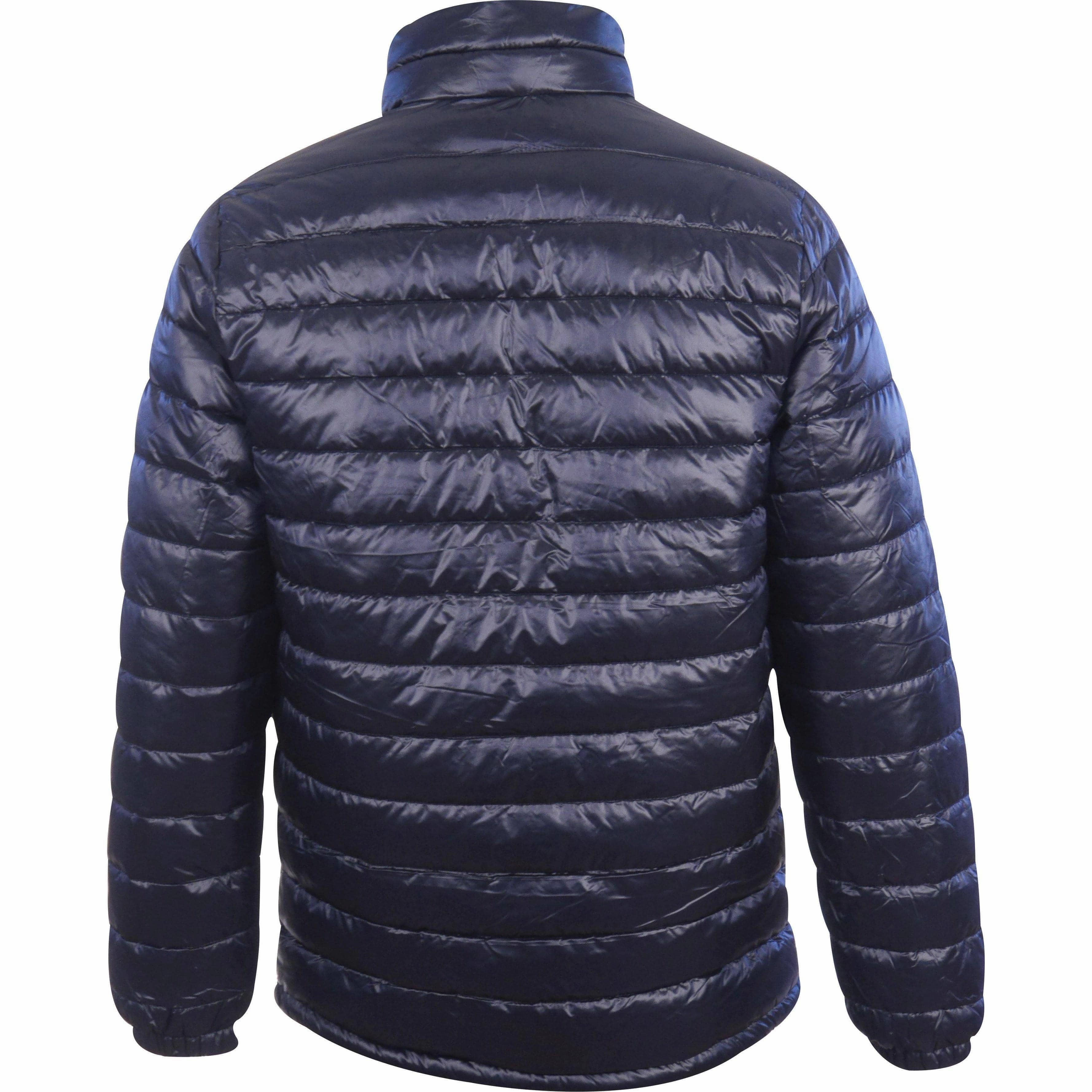 Result Urban Mens Padded Jacket - Navy Recycled Material Construction Shock Absorbent Padding