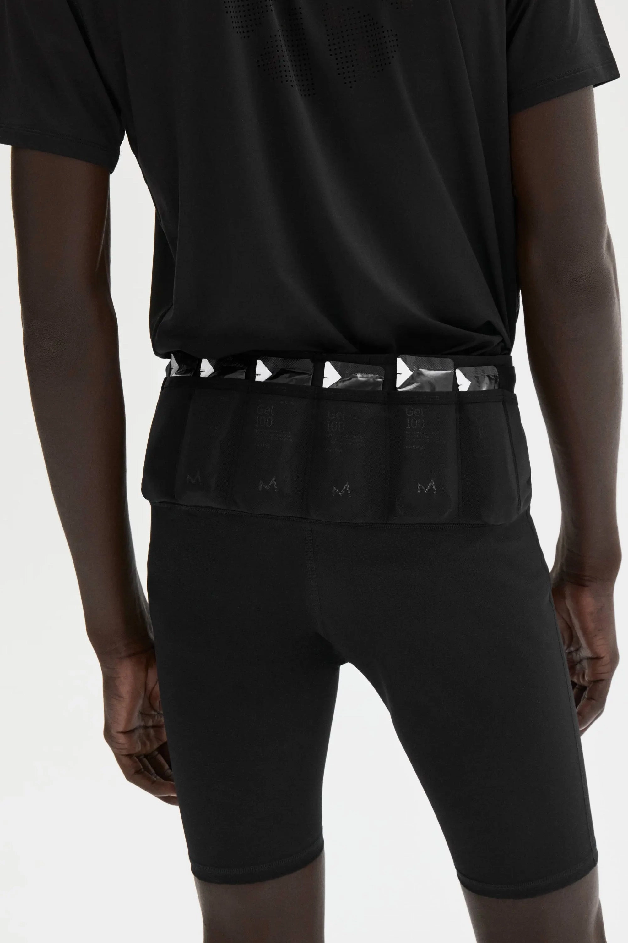 QuickReleaseClosure Trend Glow x Maurten Men's Elite Fuel Half Tights Black