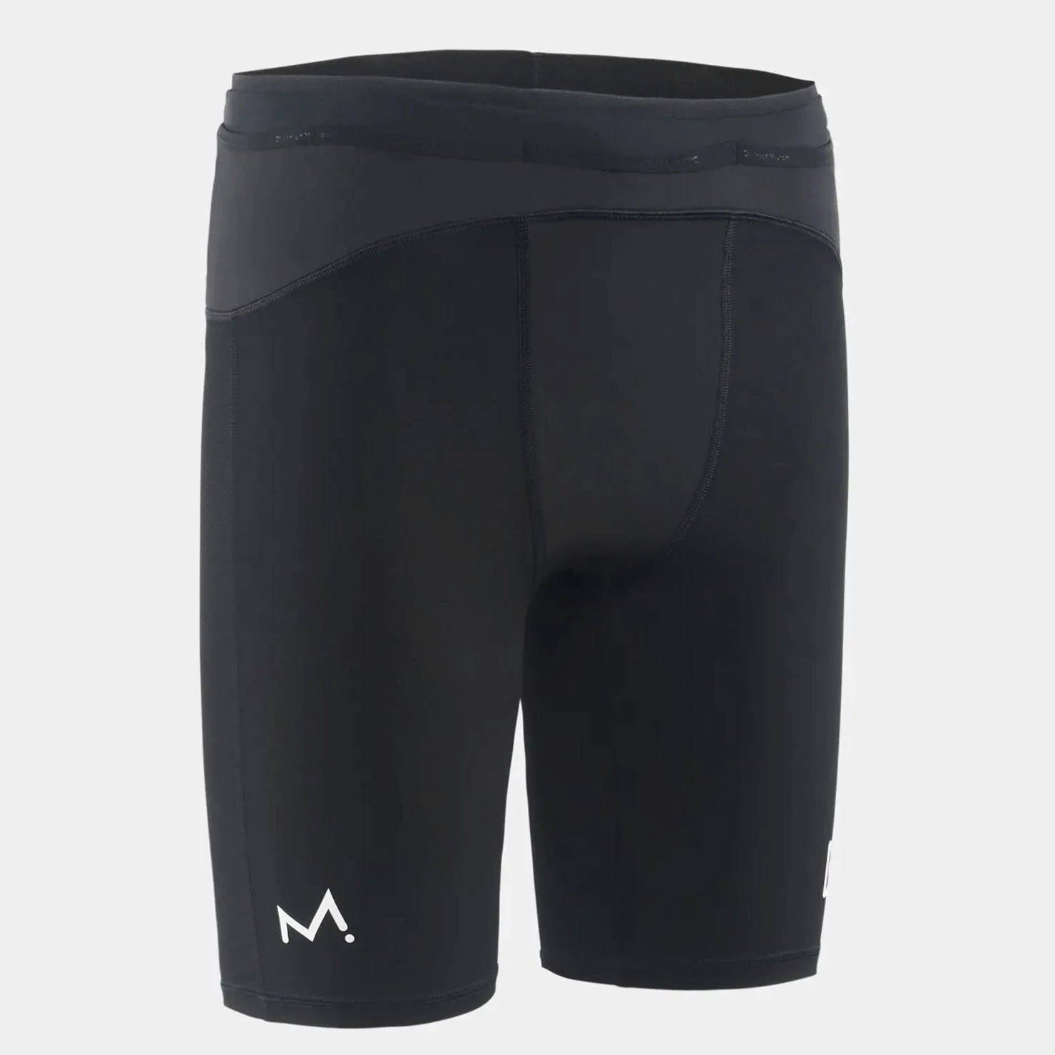 x Maurten Men's Elite Fuel Half Tights Black Creative Glow