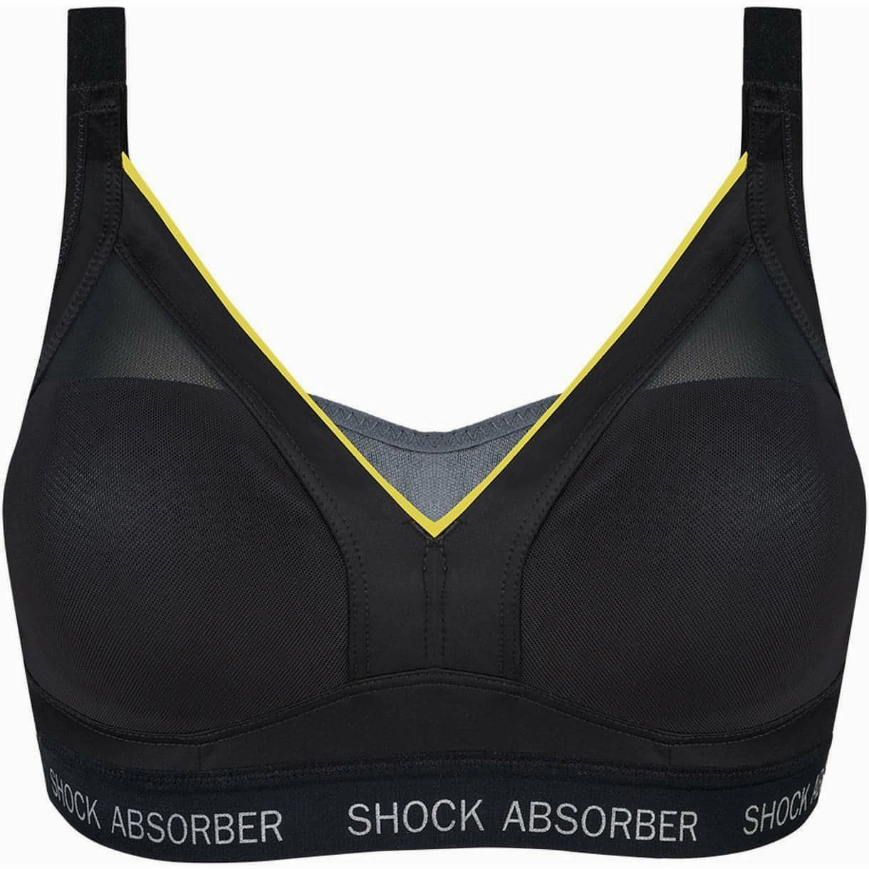 Shock Absorber Active Shaped Support Womens Sports Bra - Grey Easy to move in