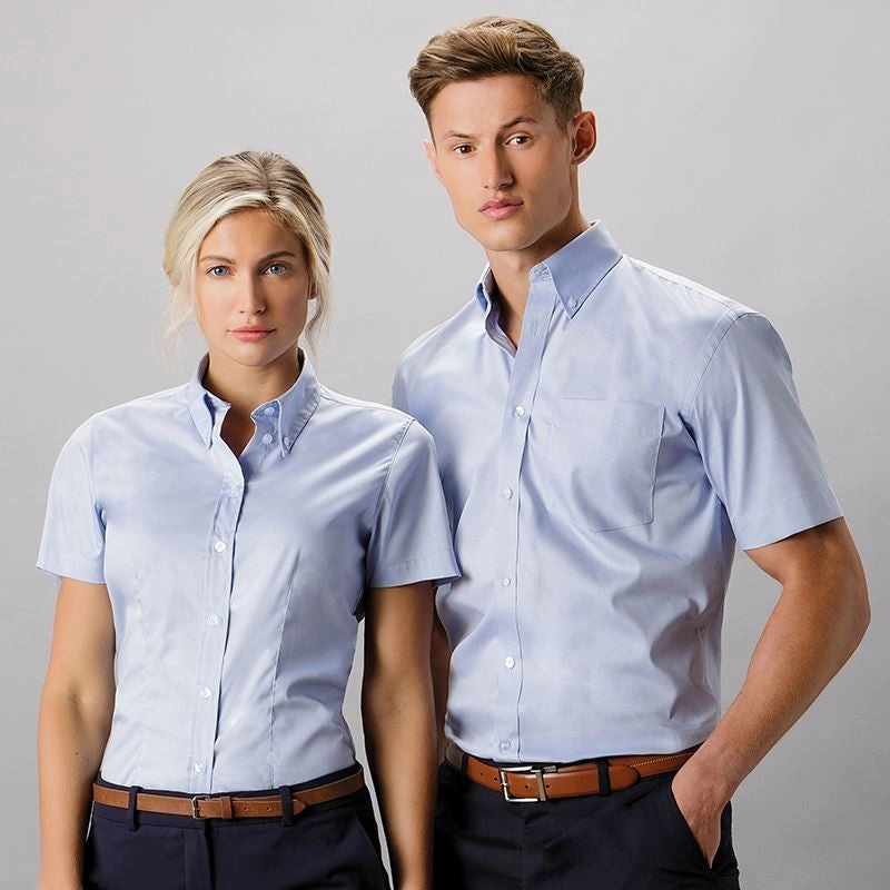 Short Sleeve Corporate Oxford Shirt | BLACK Global Glow Kid Play