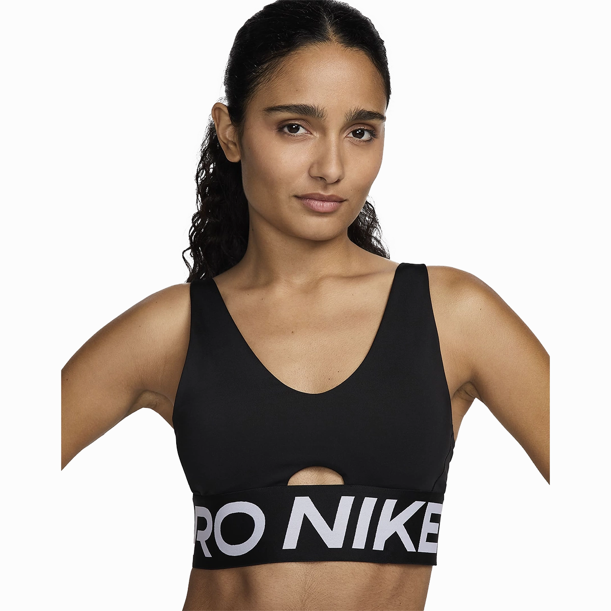 Non-Binding Fit exercise Nike Pro Indy Plunge