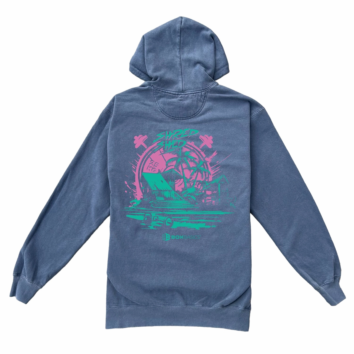 Reinforced Shoulders Shred Shed Hooded Sweatshirt