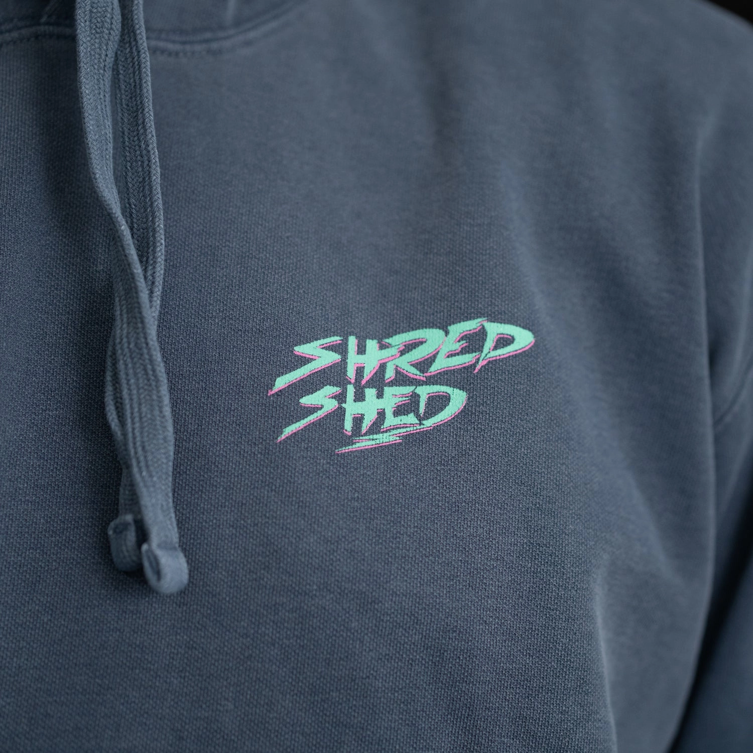 Waterproof Coating Shred Shed Hooded Sweatshirt