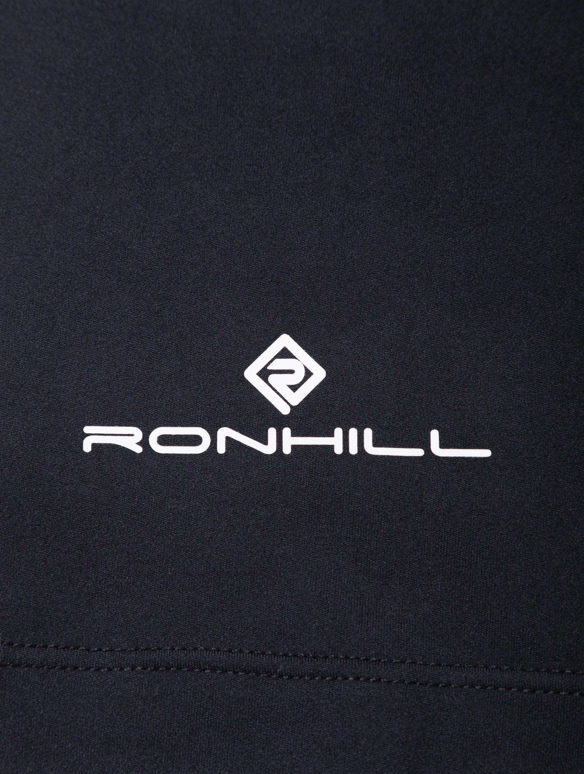 Slimming Ronhill Core Womens 3/4 Capri Running Tights - Black