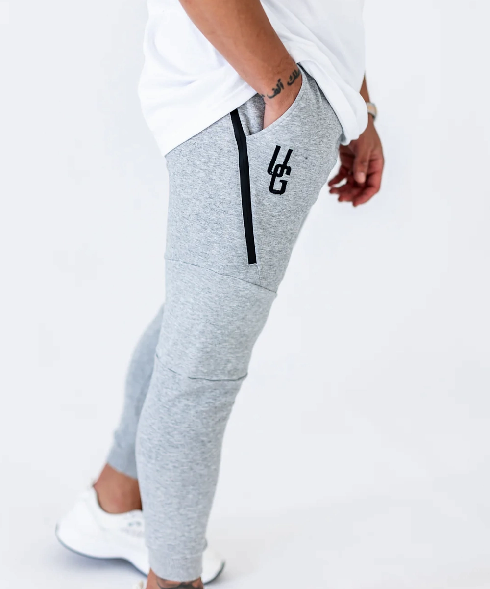 UNDRGROUND Essential Tapered Joggers (Marble Grey) UVProtective Coating EcoFriendlyDye