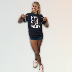 Nike Unisex I've Got Faith Tee Pre Shrunk Cotton