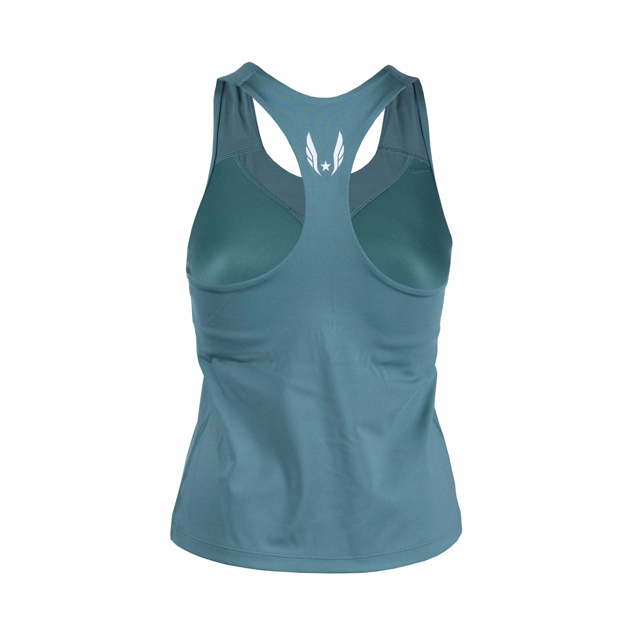 Nike USATF Women's Padded Sports Bra Tank Ventilated Mesh Panels