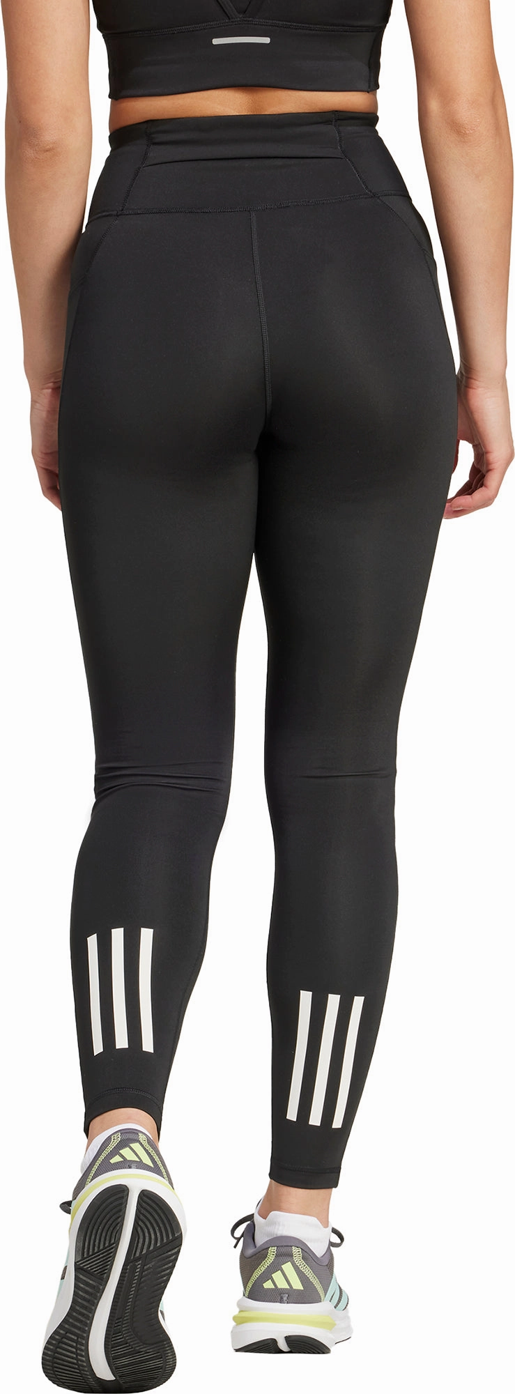 adidas Own The Run Womens Long Running Tights - Black Streetwear Style Lightweight-material-advantage-characteristic