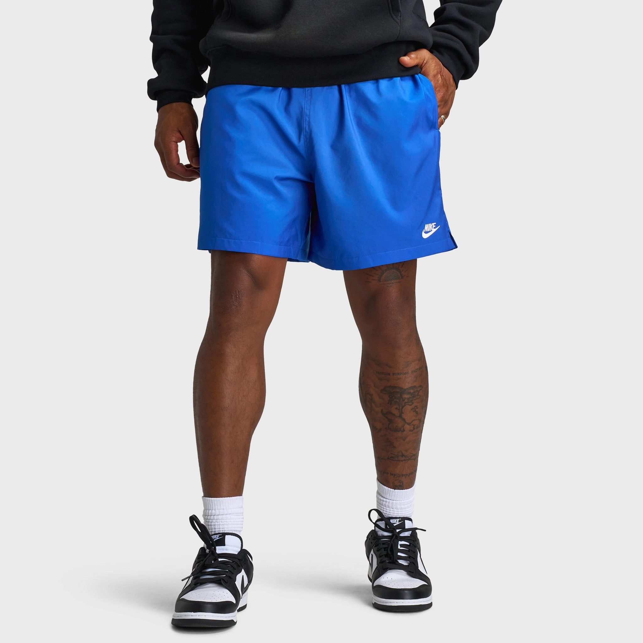 Nike Club Flow Shorts Game Royal / White Printed Pattern