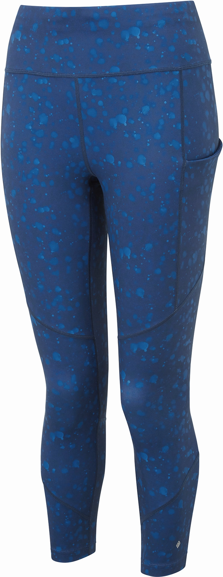 Camouflage Base Layer Ronhill Tech Womens 7/8 Running Tights - Blue