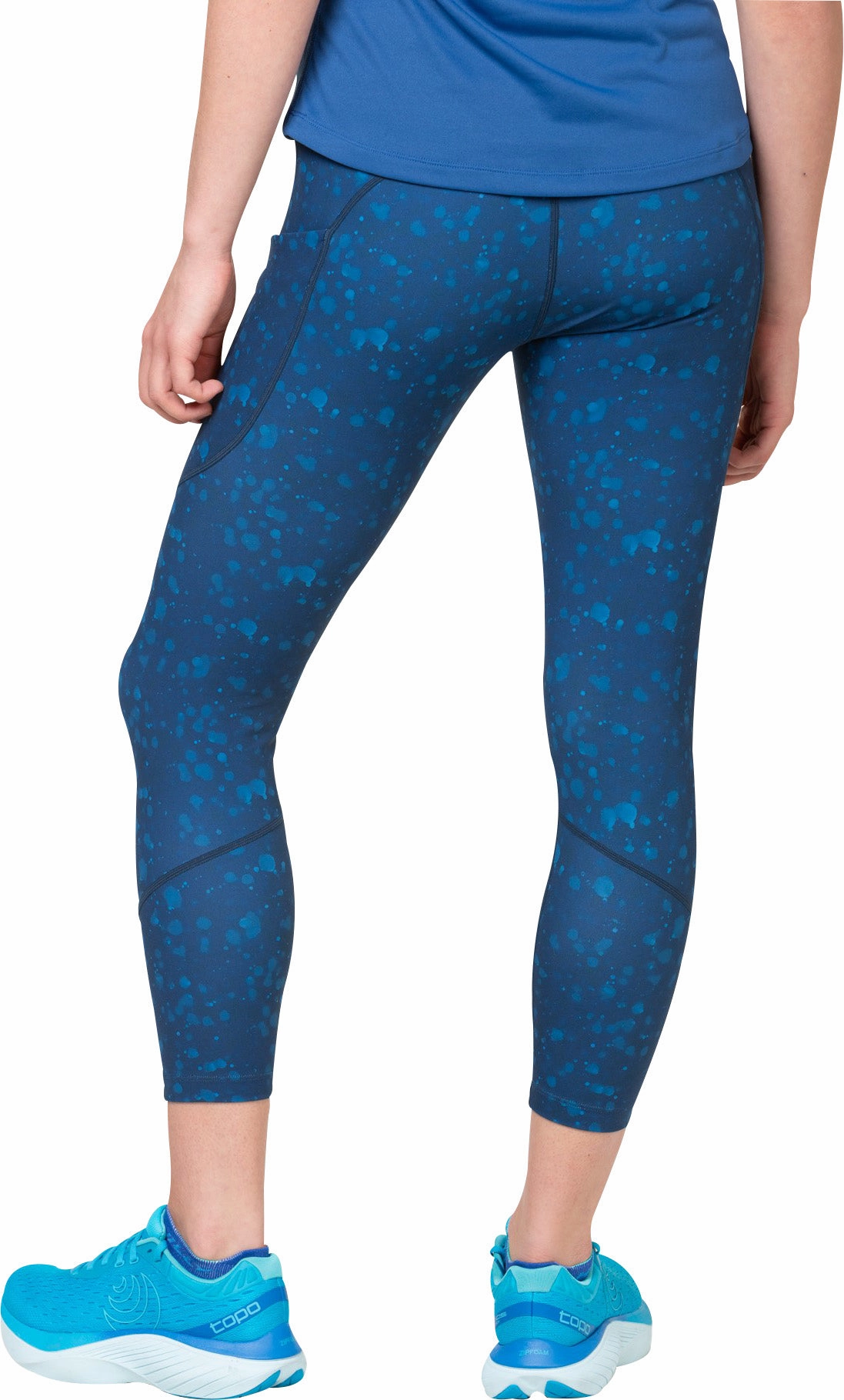 Ronhill Tech Womens 7/8 Running Tights - Blue Semi-formal