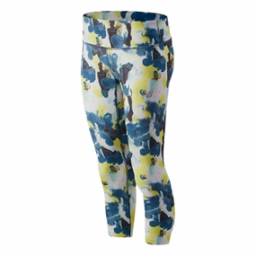 New Balance Women's Mid Rise Capri Flame Retardant Coating Gym Wear