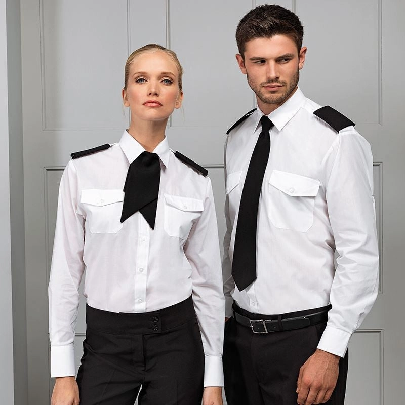 QuickDryTechnology Pilot Shirt Long Sleeve | WHITE