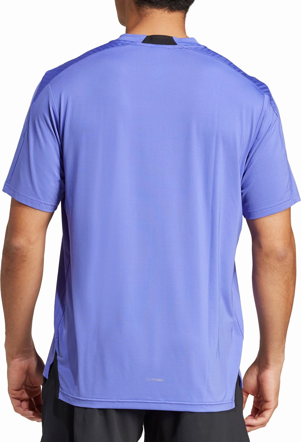 adidas Designed For Training Intensity Short Sleeve Mens Training Top - Blue Comfort Fit