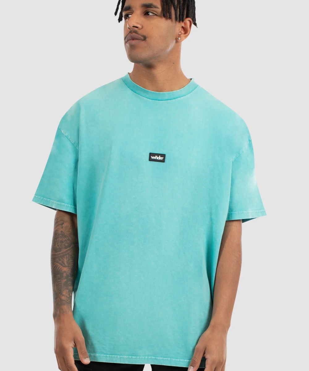 Nordic Light WNDRR Hoxton Vintage Fit Tee (Washed Teal)