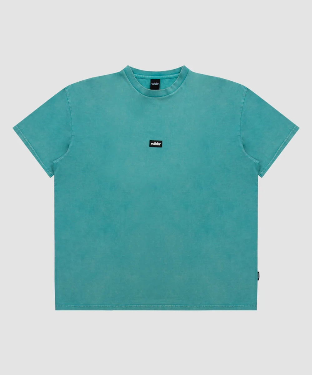 Windproof Fabric WNDRR Hoxton Vintage Fit Tee (Washed Teal)