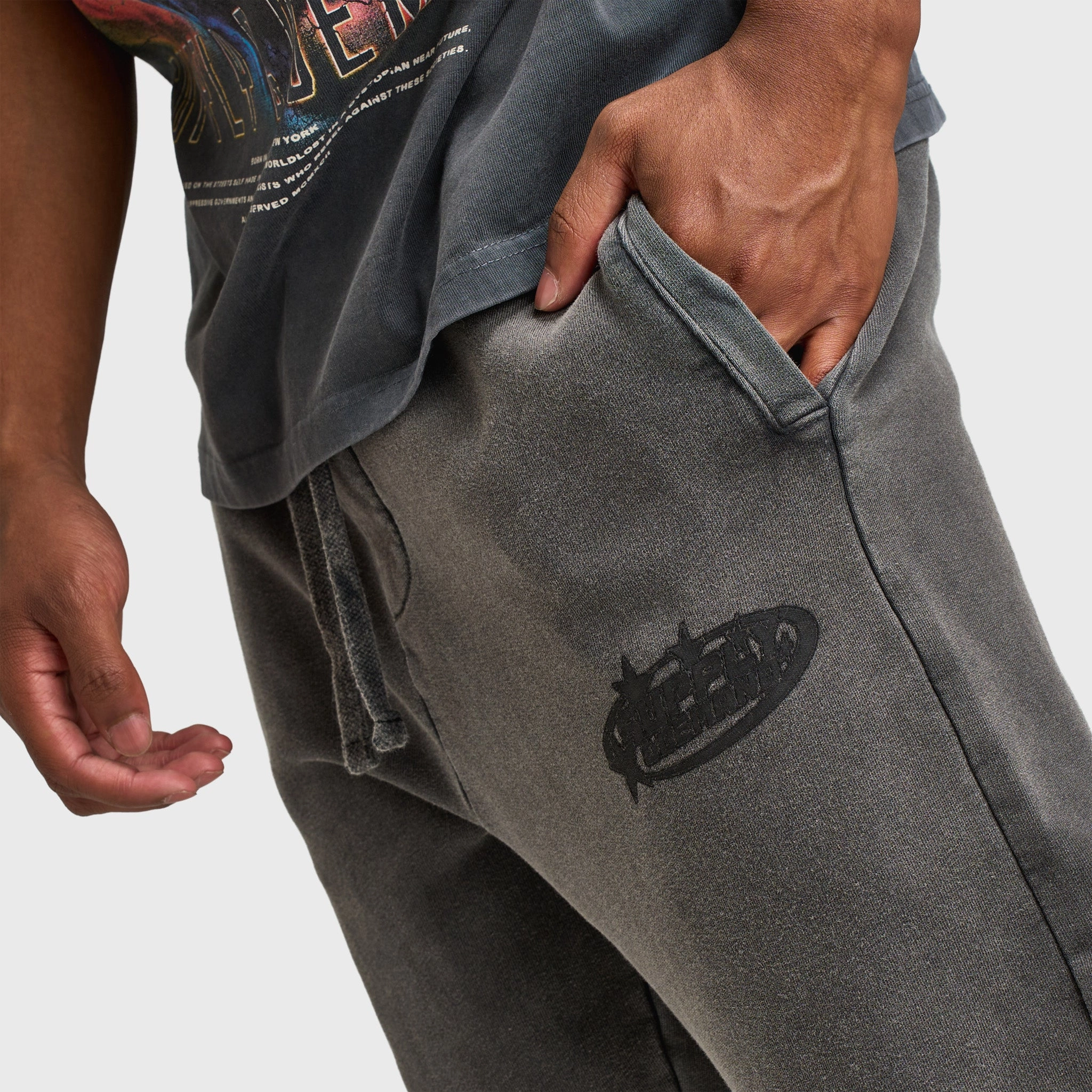 Supply & Demand Fracture Pant / Washed Black HighRiseWaist High Rise