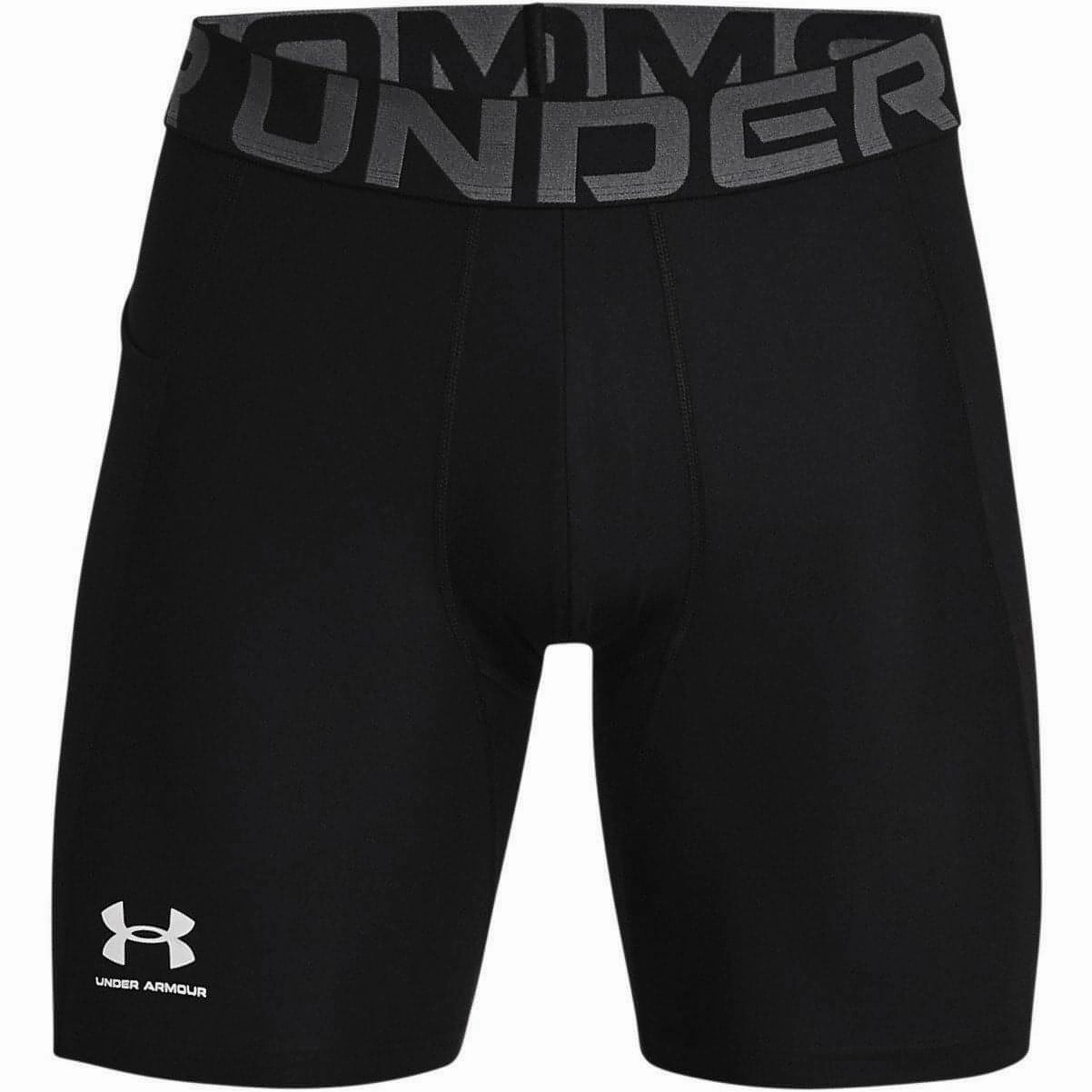 Under Armour HeatGear Mens Short Compression Tights - Black swim trunks