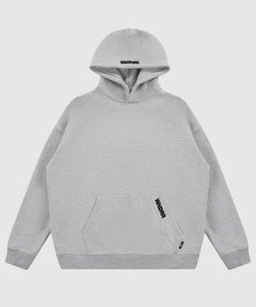 WNDRR Halo Hood Sweat (Grey Marle) Photo Glam