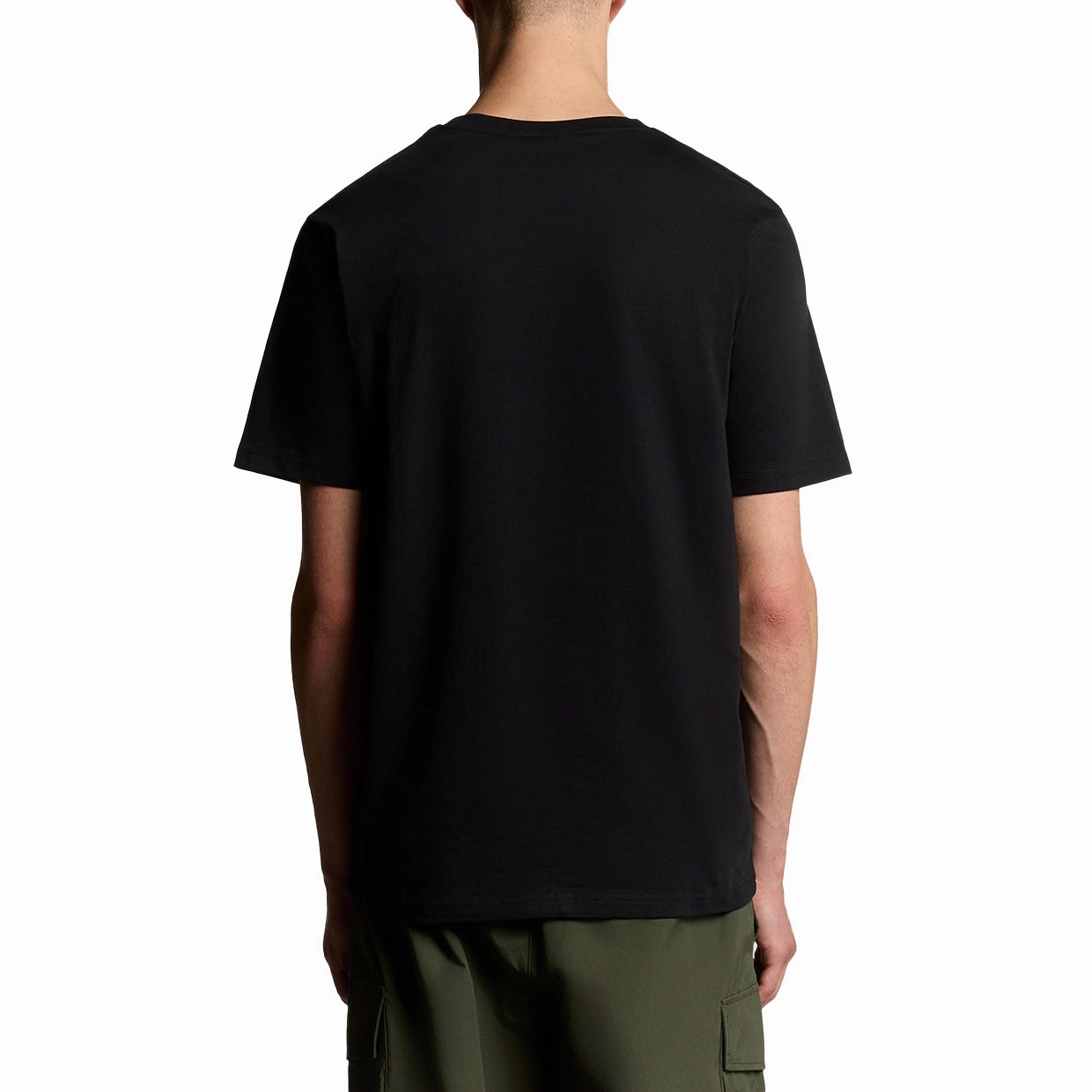 Layered Look Lyle & Scott Plain Golf T-Shirt - Jet Black