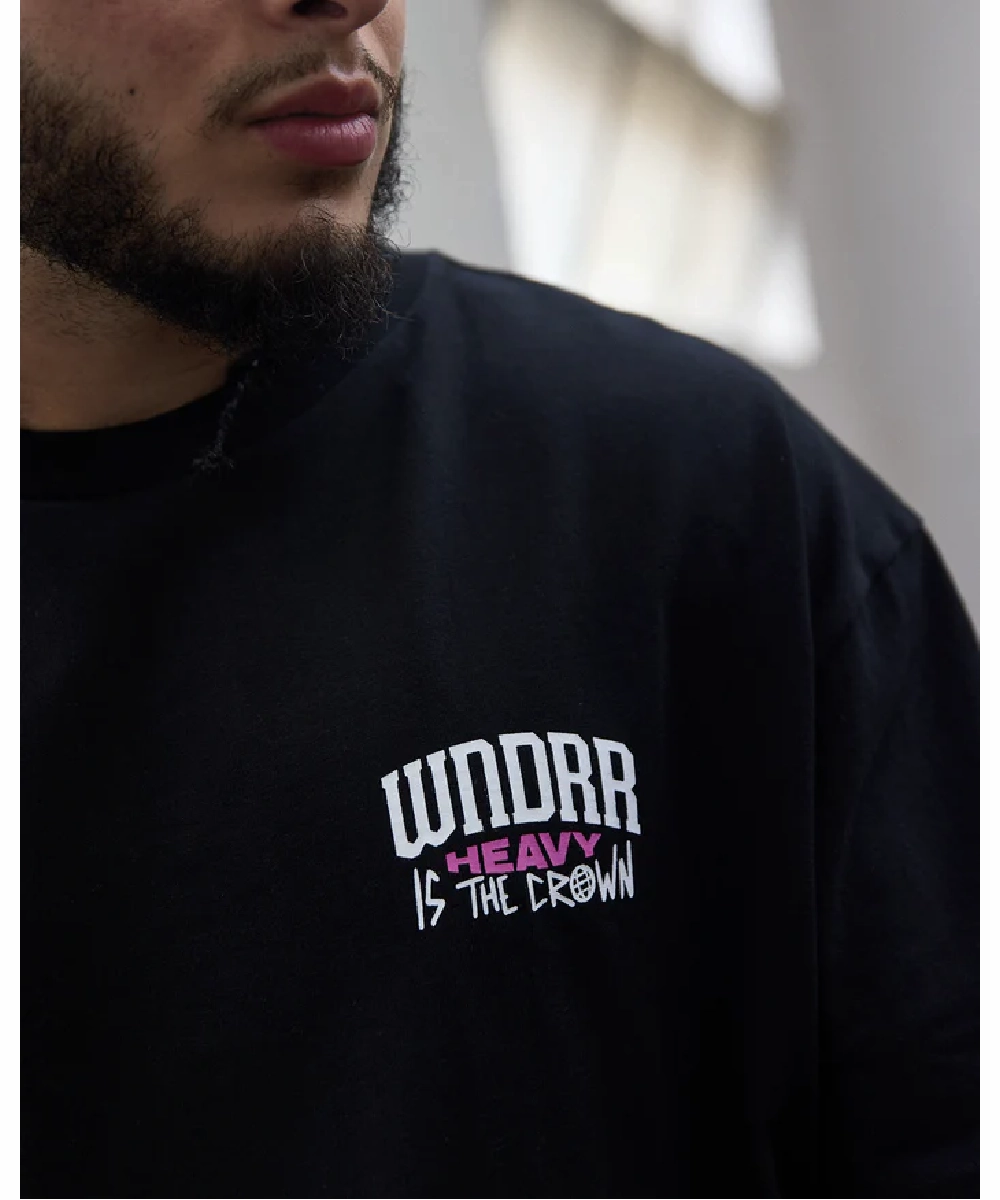 Beach Ease WNDRR Pledge Box Fit Tee (Black)