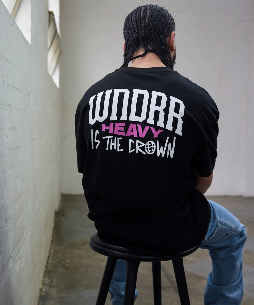 WNDRR Pledge Box Fit Tee (Black) WaterRepellentCoating City Casual