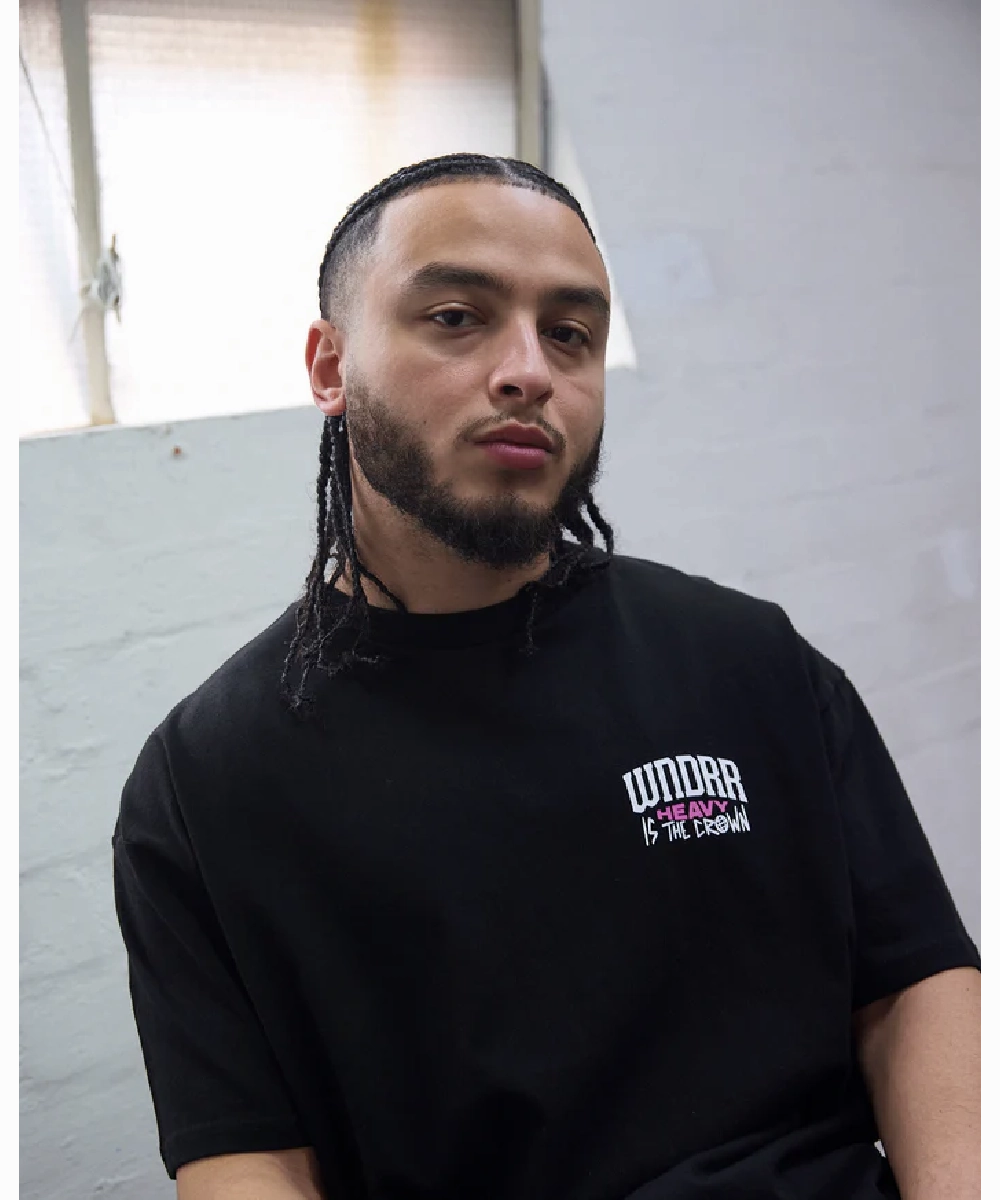 DoubleStitchedEdges WNDRR Pledge Box Fit Tee (Black)