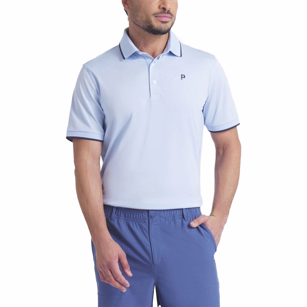 Button-Down Collar Puma x PTC Tipped Golf Polo Shirt - Haute Tropic