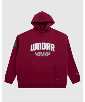 WNDRR Unrivalled Hood Sweat (Blood Red) Eco Wear Princess Glow