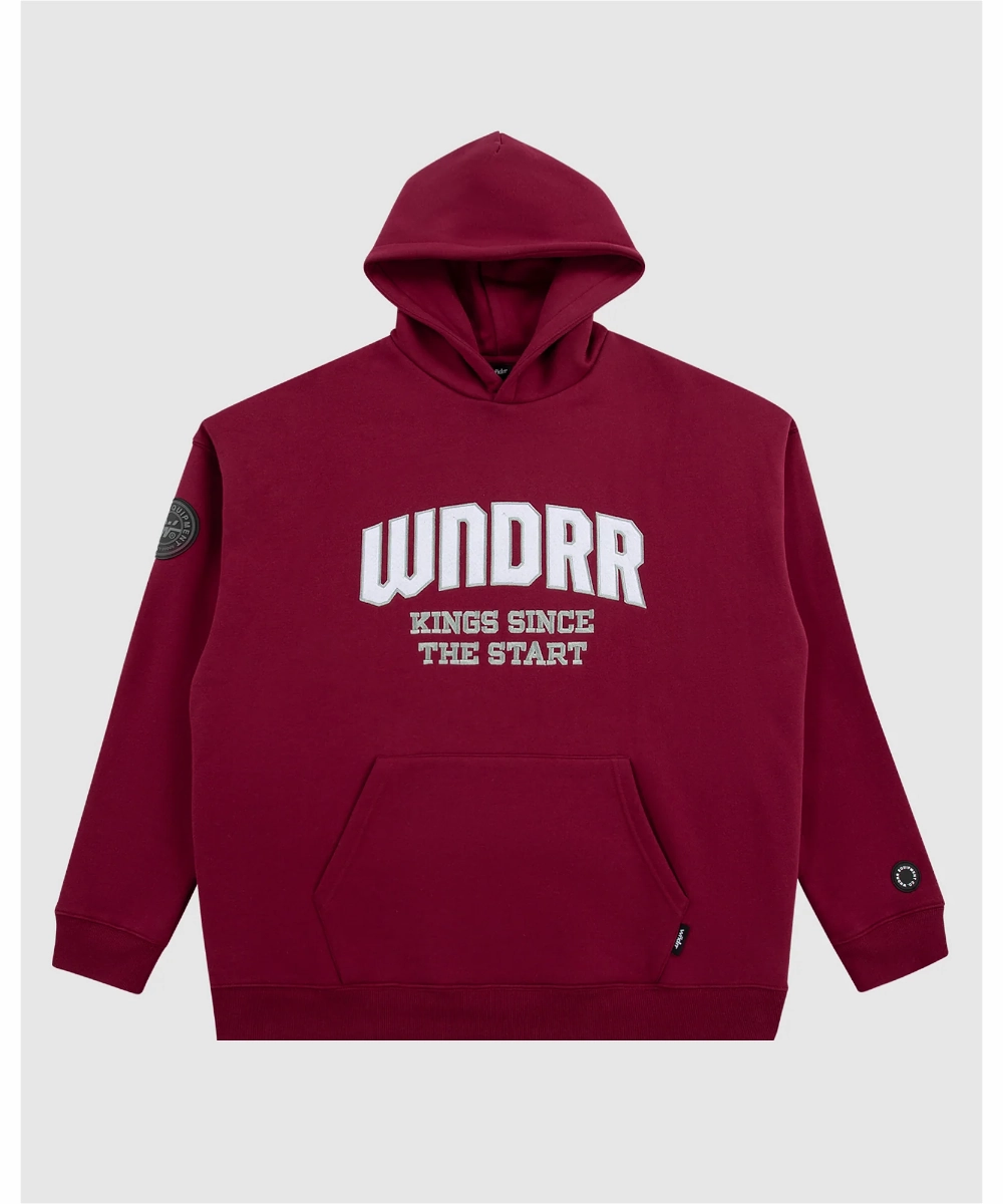 WNDRR Unrivalled Hood Sweat (Blood Red) Eco Wear Princess Glow