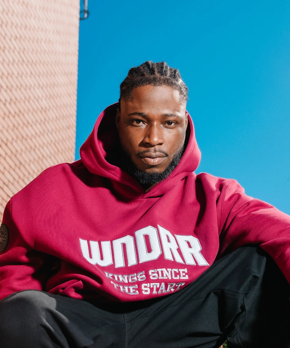 WNDRR Unrivalled Hood Sweat (Blood Red) MultiPurposePockets