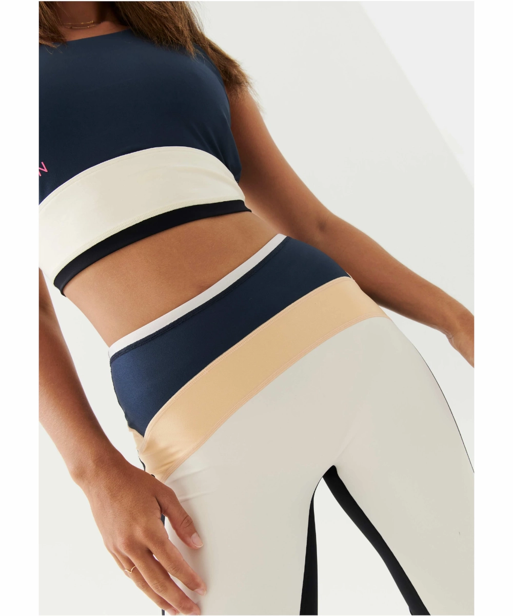 Reflective accents P.E Nation Frontside Legging (White)